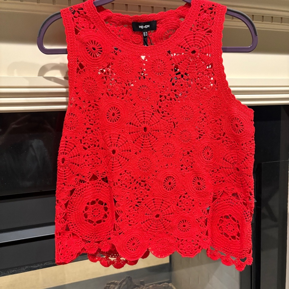 Crochet sleeveless top/vest